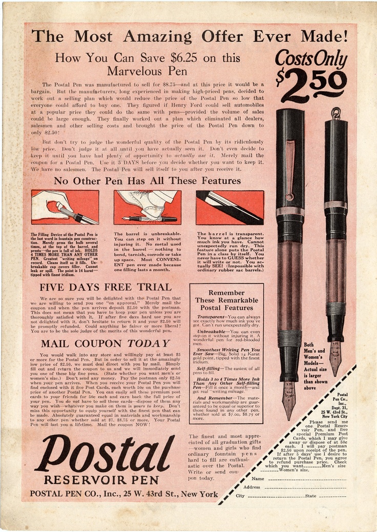 Postal ad