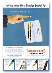 Snorkel Advertisement, 1957 Snorkel Advertisement, 1957