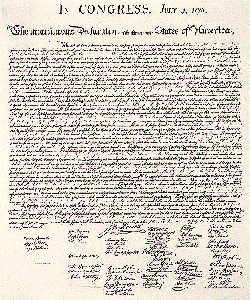 The Declaration of Independence