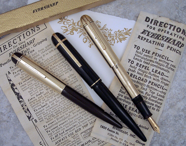 Eversharp Skyline In Three SizesLeft to Right: Standard / Executive / Demi