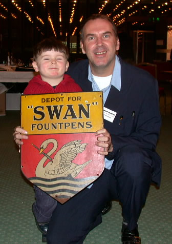 Duncan Sewell and his son