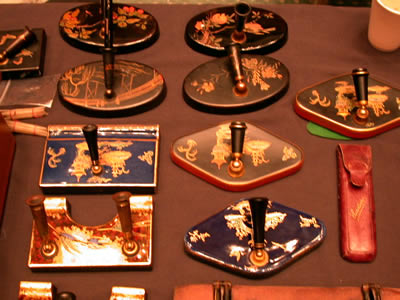 Parker Carltonware pen holders